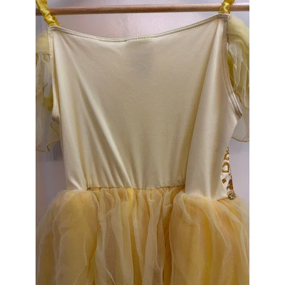 Disney Princess Belle Costume Dress Girls Size 7/8 - Picture 5 of 9